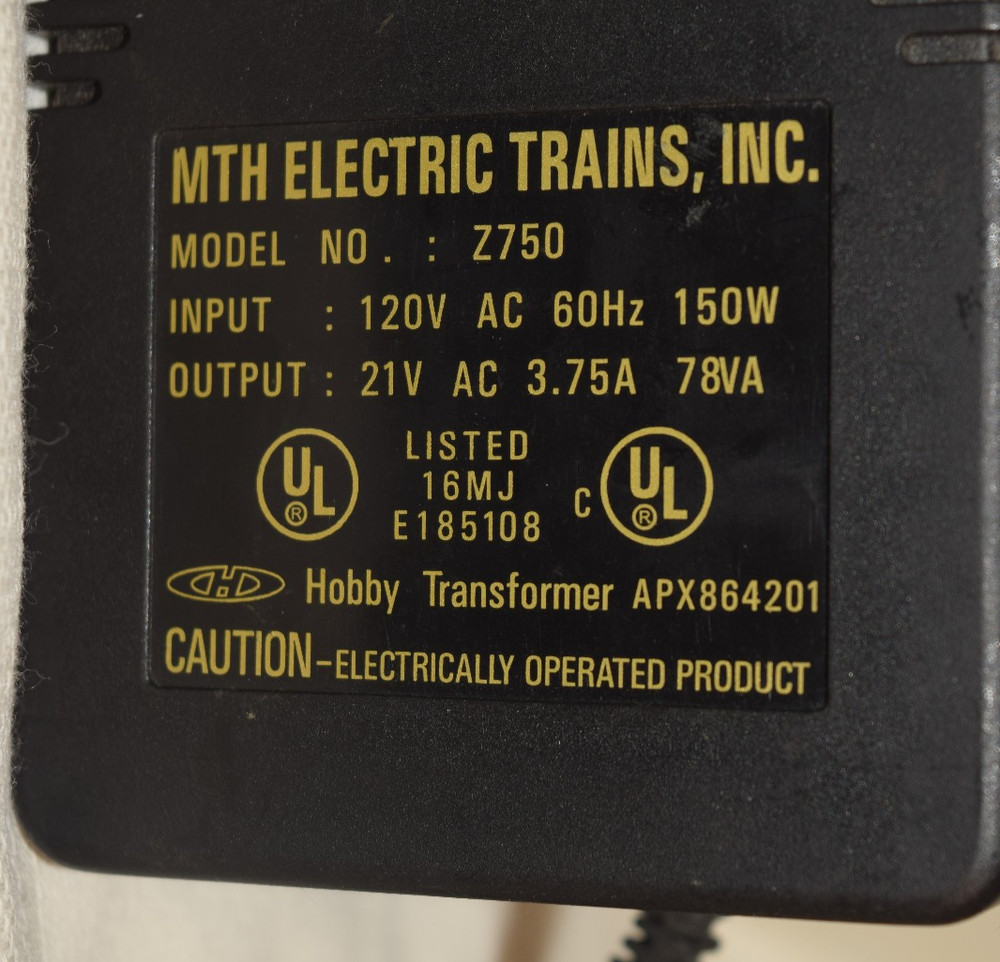 MTH Z 750 21Volt 78 Volt-amp Power Brick