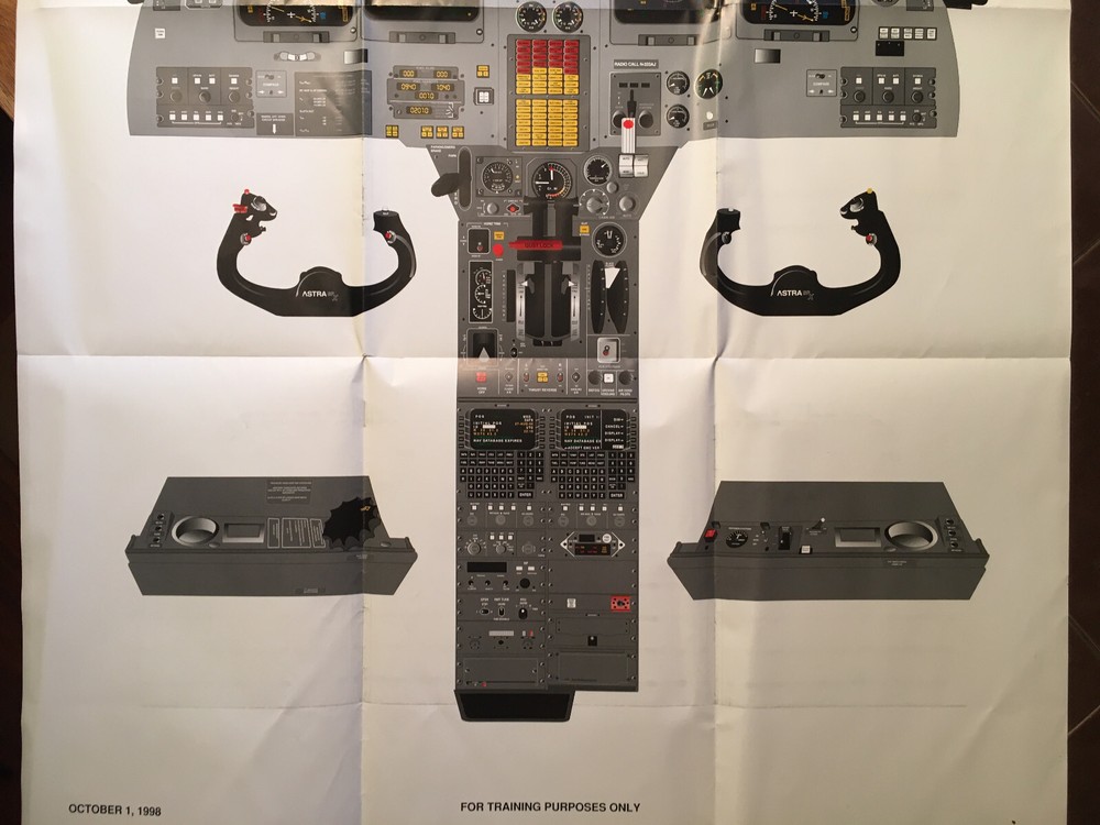 Astra SPx Instrument Panel Poster