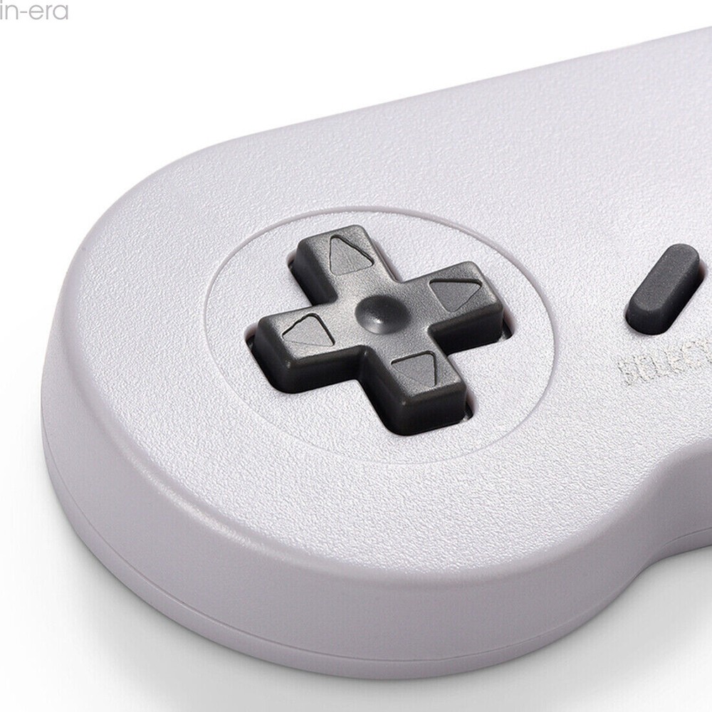 Wireless SNES Controller Gamepad Joystick & USB Receiver for PC Mac Video Games