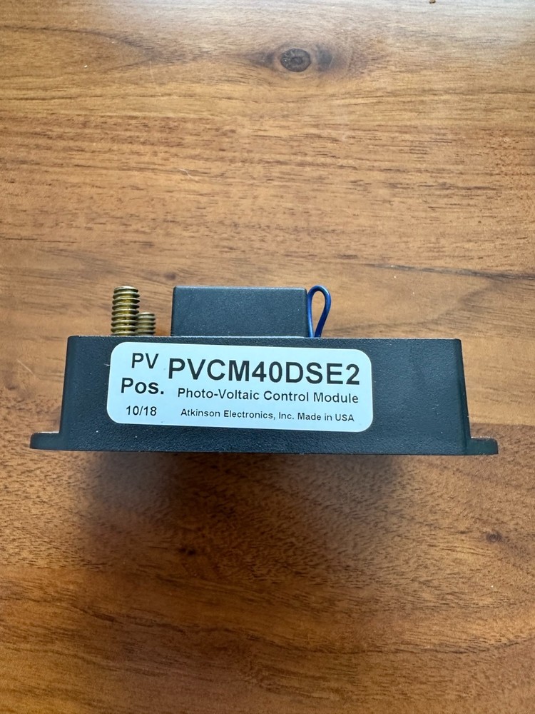 Solar Charge Controller Atkinson Electronics Model: PVCM40DSE2