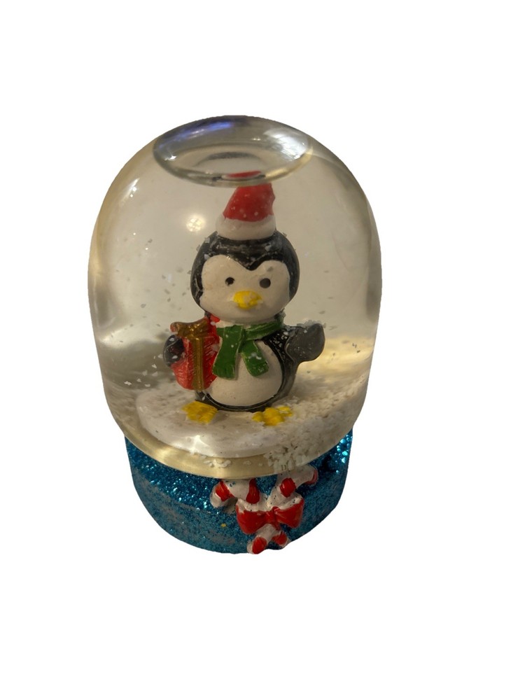 Mini Penguin Holiday Snowglobe