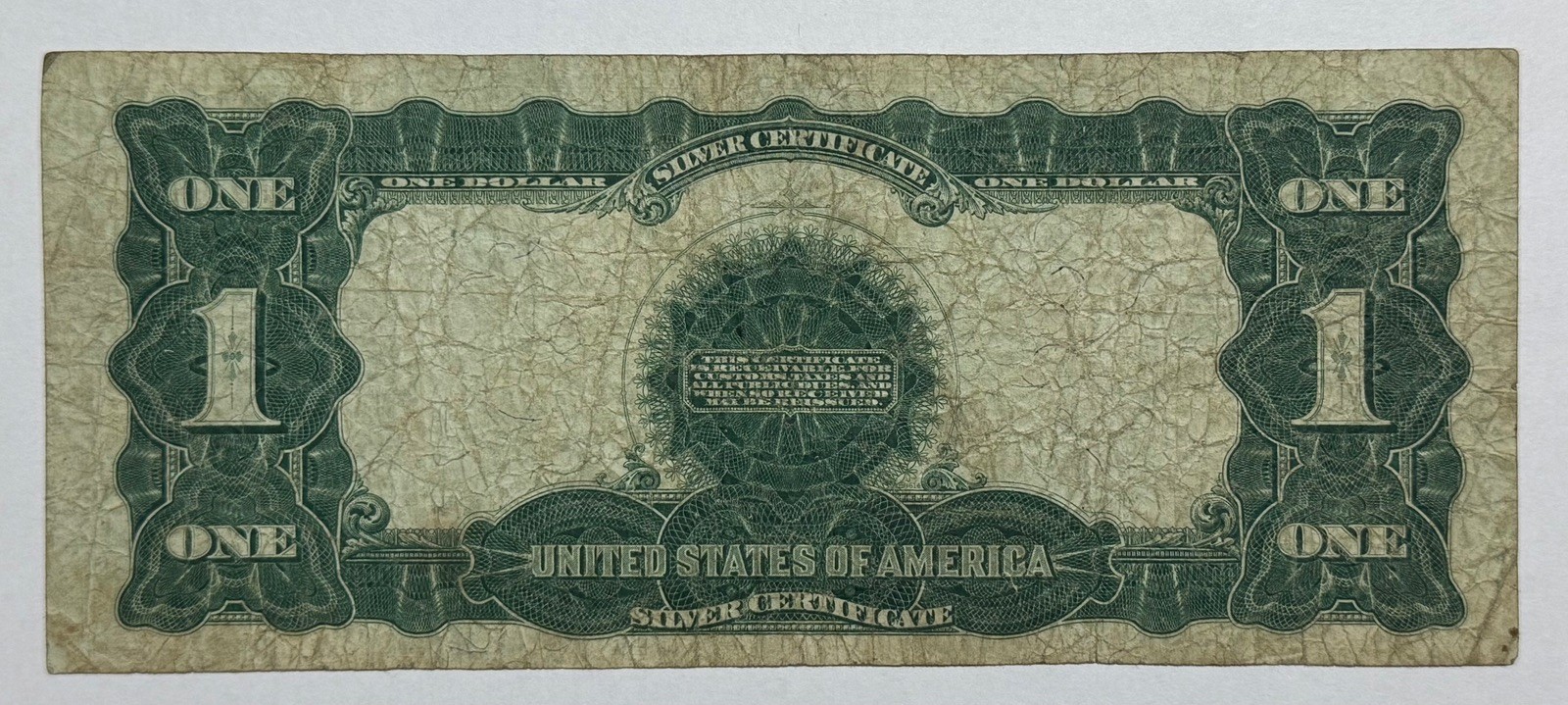 1899 $1 Bill Black Eagle Silver Certificate Note Large Size 781A-DKCCJ