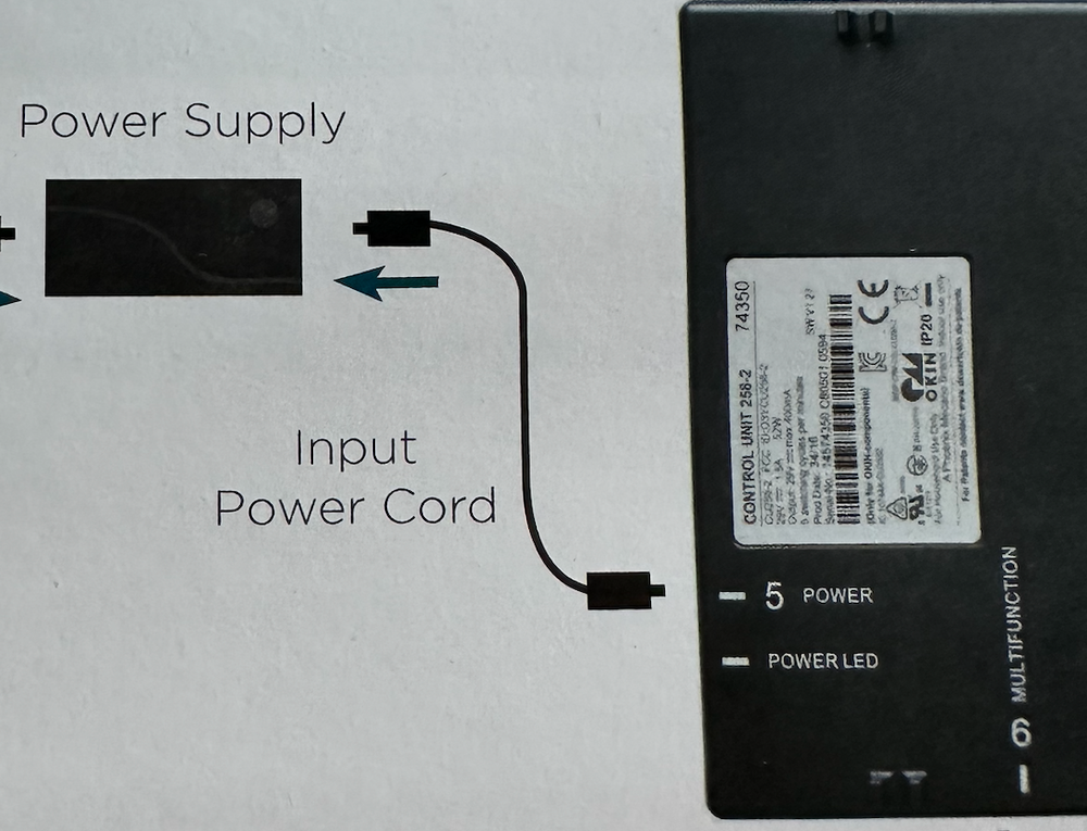 Tempurpedic Power Prong, Adjustable Base Input Power Cord