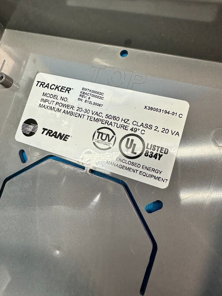 Trane EMTK00002C Tracker KBACT00002C REV:9
