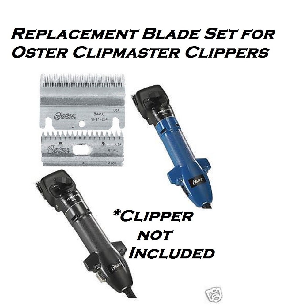 Oster/Stewart Combo Pack Medium COMPLETE BLADE SET for CLIPMASTER CLIP MASTER
