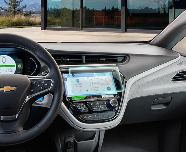 Crystal Clear Screen Protector for 2019 Chevrolet Bolt 10.2in Navigation