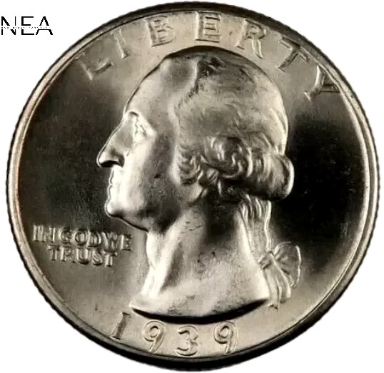 1939 Washington Quarter ~ Gem BU ~ 90% Silver