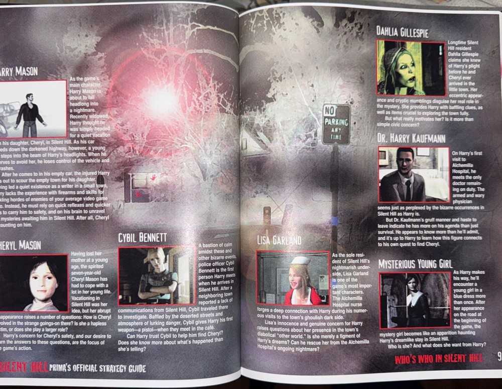 Silent Hill PS1 Hardcover Strategy Guide Custom