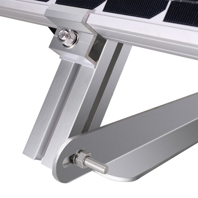 Renogy Solar Panel Side Pole Mount Flat Surface Off-Grid Up to 100W