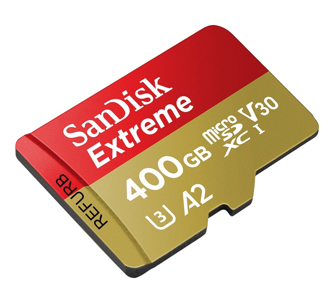 SanDisk Micro 400GB Extreme UHS-I microSDXC Memory Card with SD Adapter