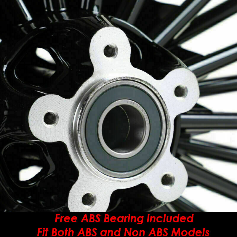 21X3.5 16X5.5 Fat Spoke Wheels for Harley Touring Street Glide Road King 09-24