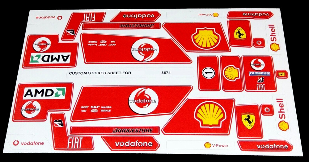 Custom Decal for 8674 Replacement Stickers