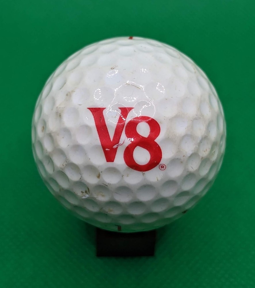 V8 Fruit and Vegetable Juices logo golf ball