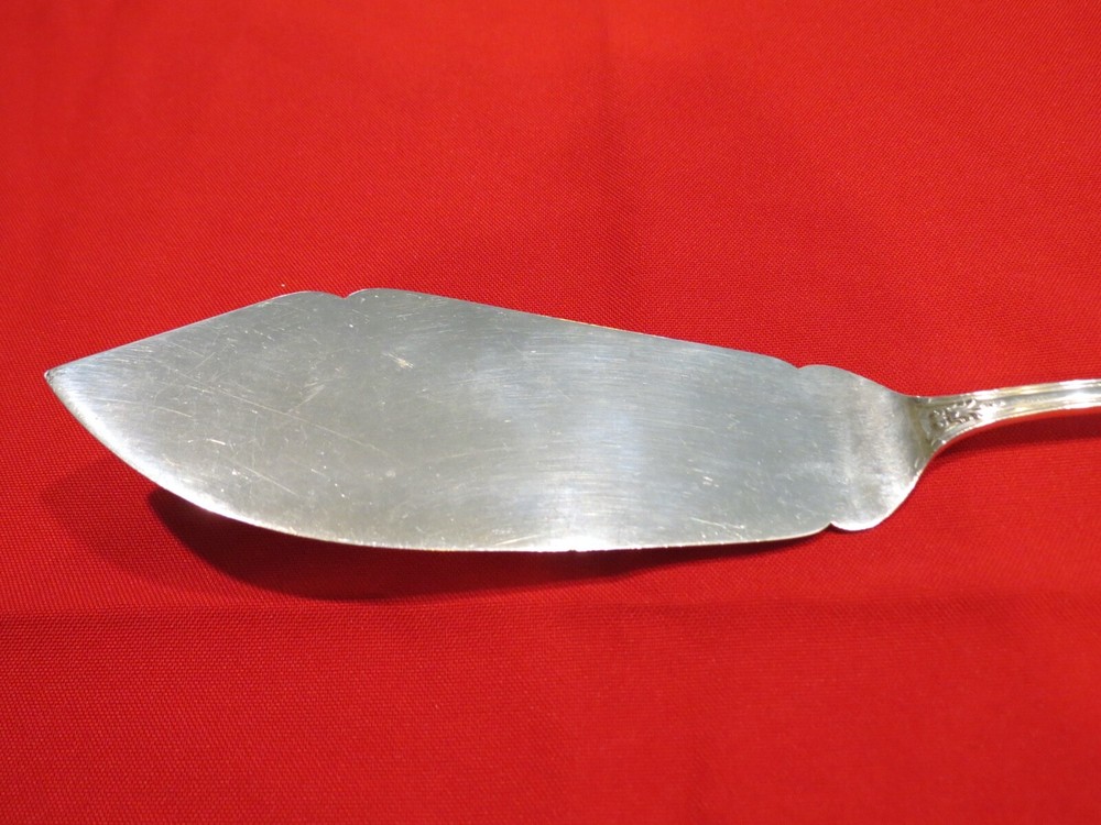 German Sterling Silver 800 fine Fish Knife Lg Serving Spoon Fried Egg Server
