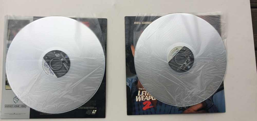 TWO LASERDISK Titled LETHAL WEAPON and LETHAL WEAPON 2