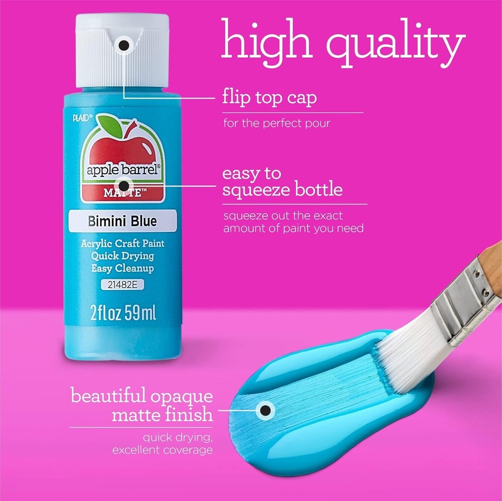 Apple Barrel Acrylic Paint, Blue Kazoo