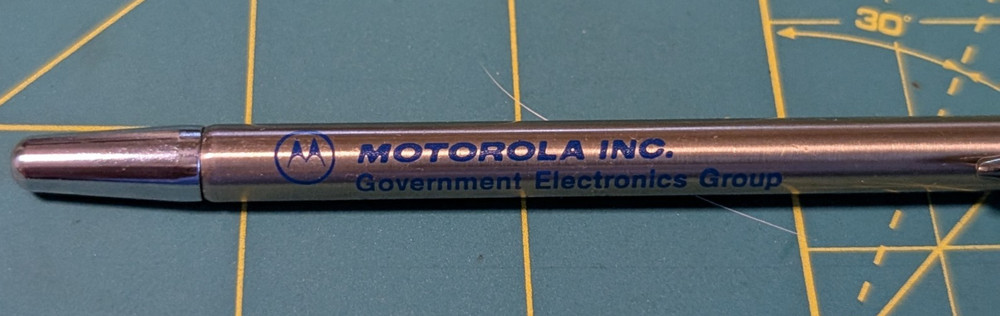 EMPHASIS POINTER Telescopic Gold Pocket Pointer Japan 5" - 25" Motorola Inc