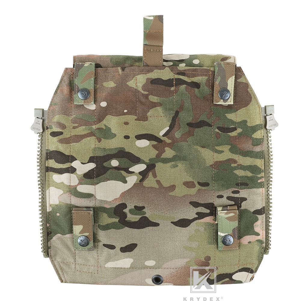 KRYDEX Tactical Zip-on Pack Panel Back for CPC JPC2.0 Plate Carrier MC Camo