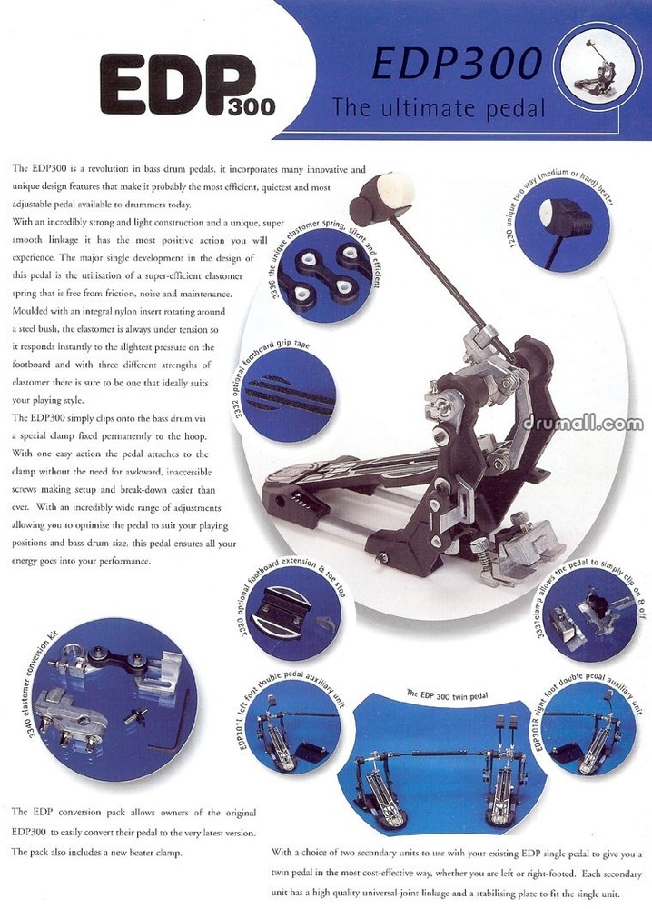 Rare Premier EDP Drum Pedals