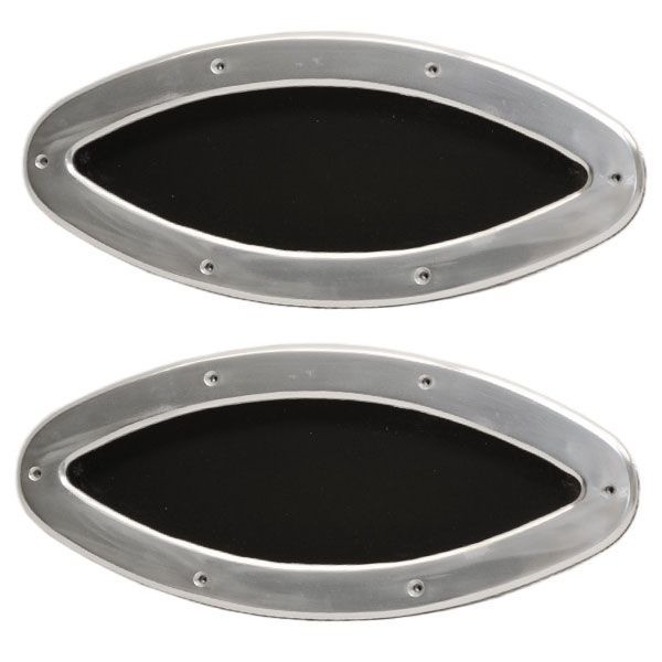 Bomar Boat Portlight Windows C325-10-STD-ASL | Fixed Elliptical (Pair)