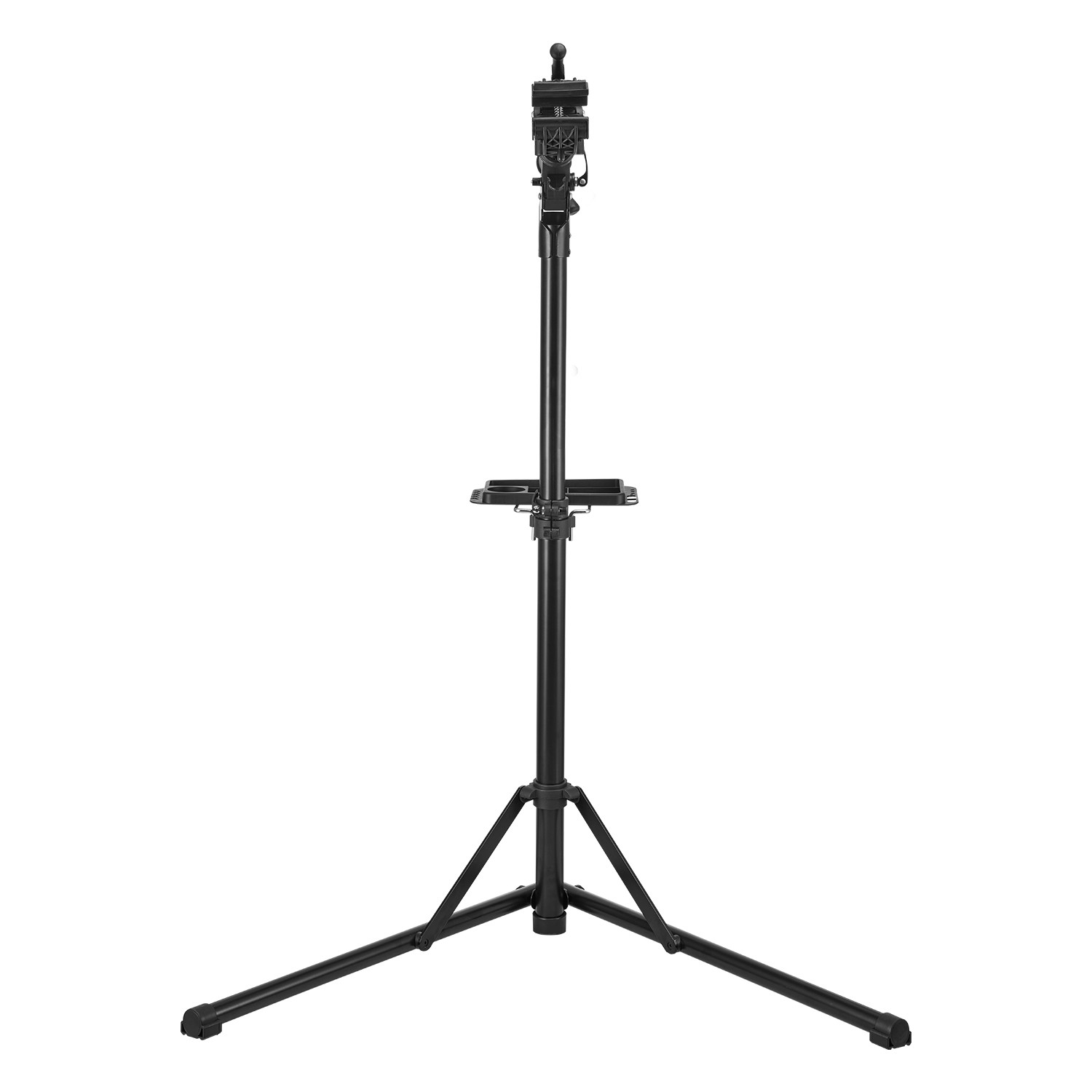 Bike Repair Stand 85 lb Adjustable Bicycle Maintenance Rack with Tool Tray