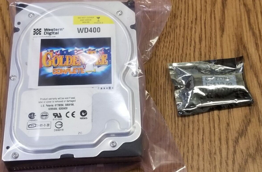 GOLDEN TEE COMPLETE 2006 REPLACEMENT HARD DRIVE & BOOT CHIP for an Arcade Game