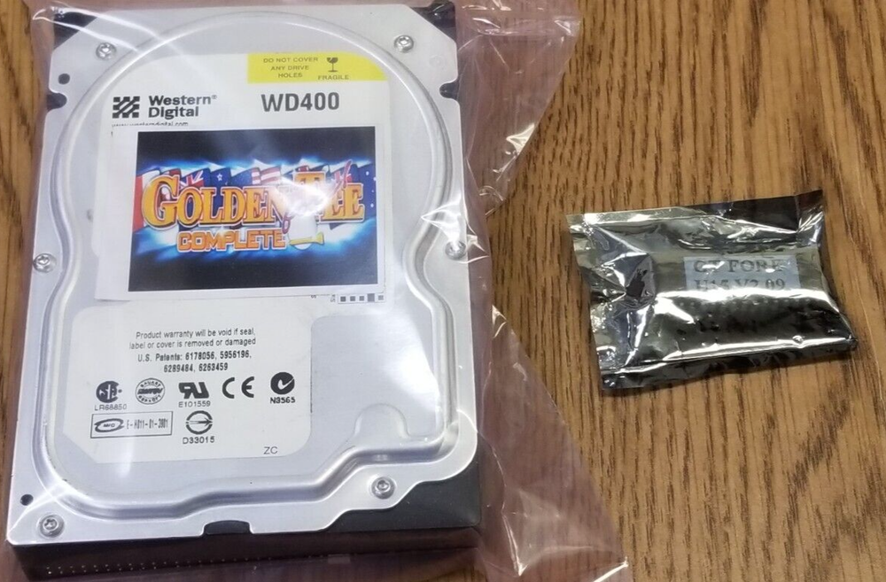 GOLDEN TEE COMPLETE 2006 REPLACEMENT HARD DRIVE & BOOT CHIP for an Arcade Game