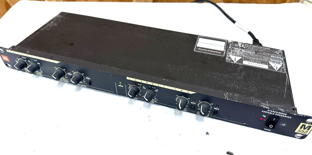 JBL M552 2-Channel Adjustable STEREO/MONO, Variable Crossover - two available