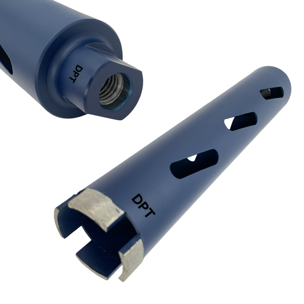 2 Pack 2-1/2" Dry Diamond Core Drill Bits Concrete Asphalt Bricks 5/8" Thread