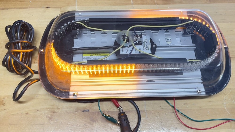 Sho-Me Mini Light Bar/Amber/Magnet Mount