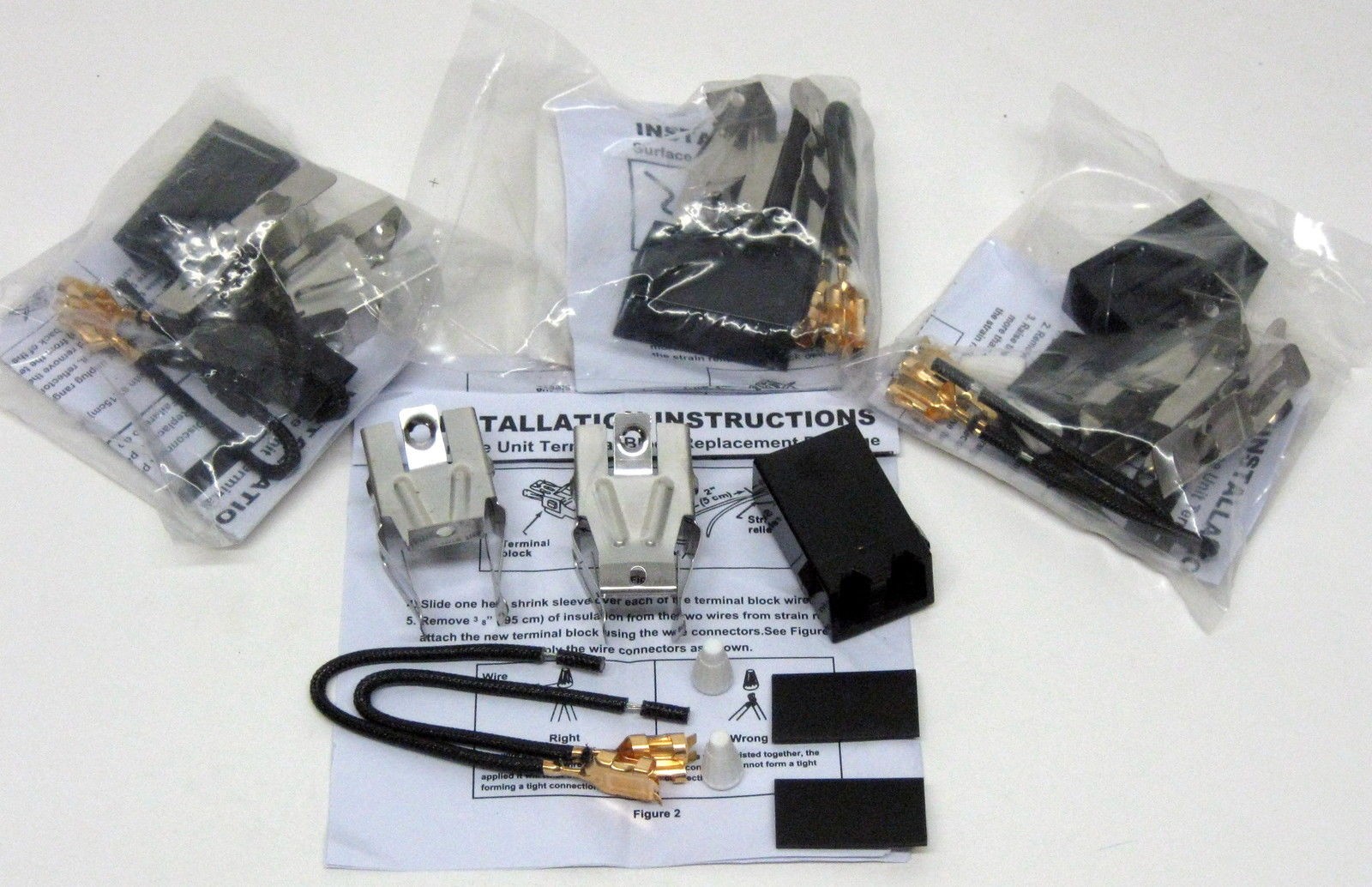 RR331-4 4 PAK Range Burner Receptacle for 330031 5303935058 Whirlpool Frigidaire