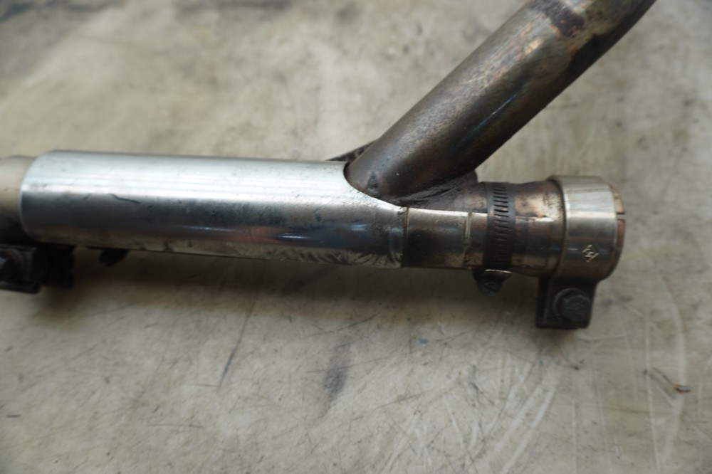 85 HARLEY DAVIDSON TOURGLIDE REAR HEADER PIPE E-158