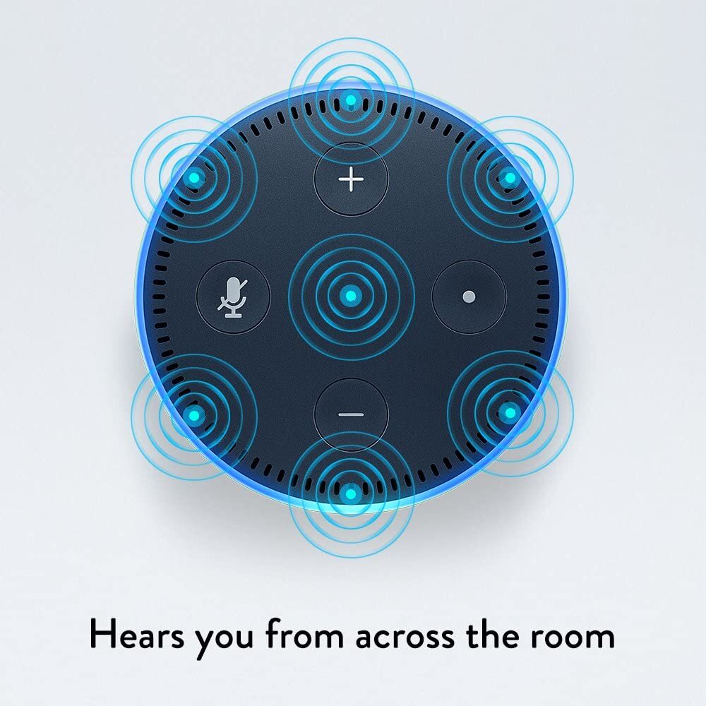 Amazon Echo Dot 2nd Generation w/ Alexa Voice Media Smart Device - Charcoal