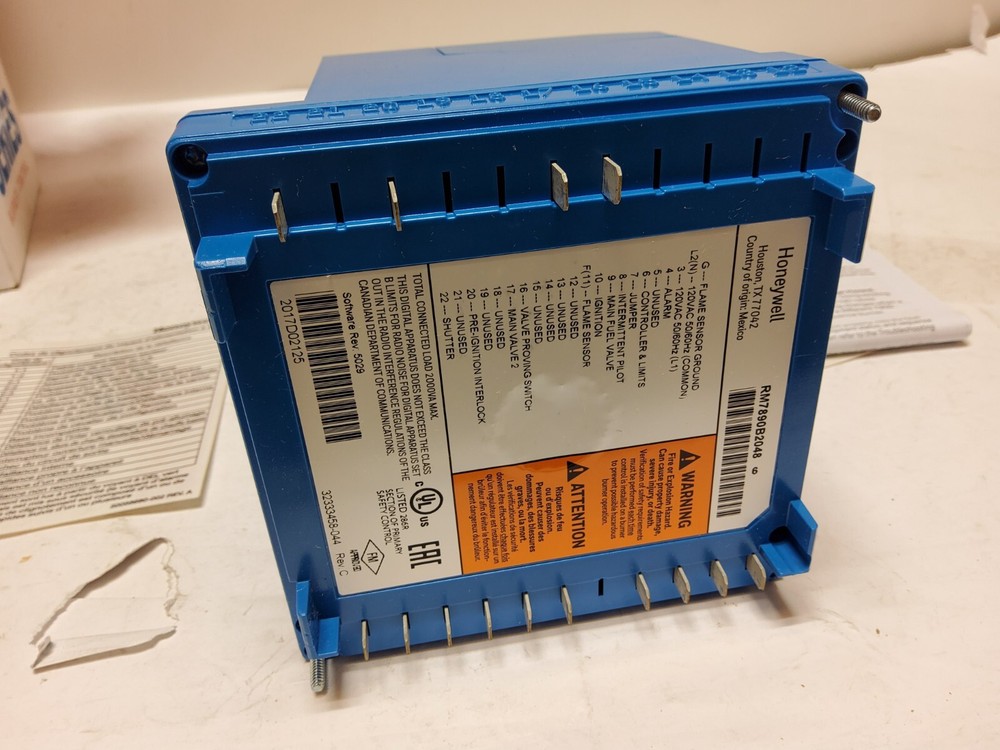 New Honeywell Automatic primary Control RM7890B2048