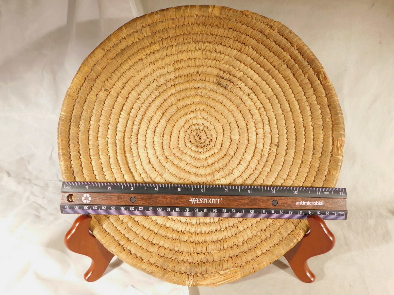 BOWL Display Stand Folding Solid WOOD Large Size