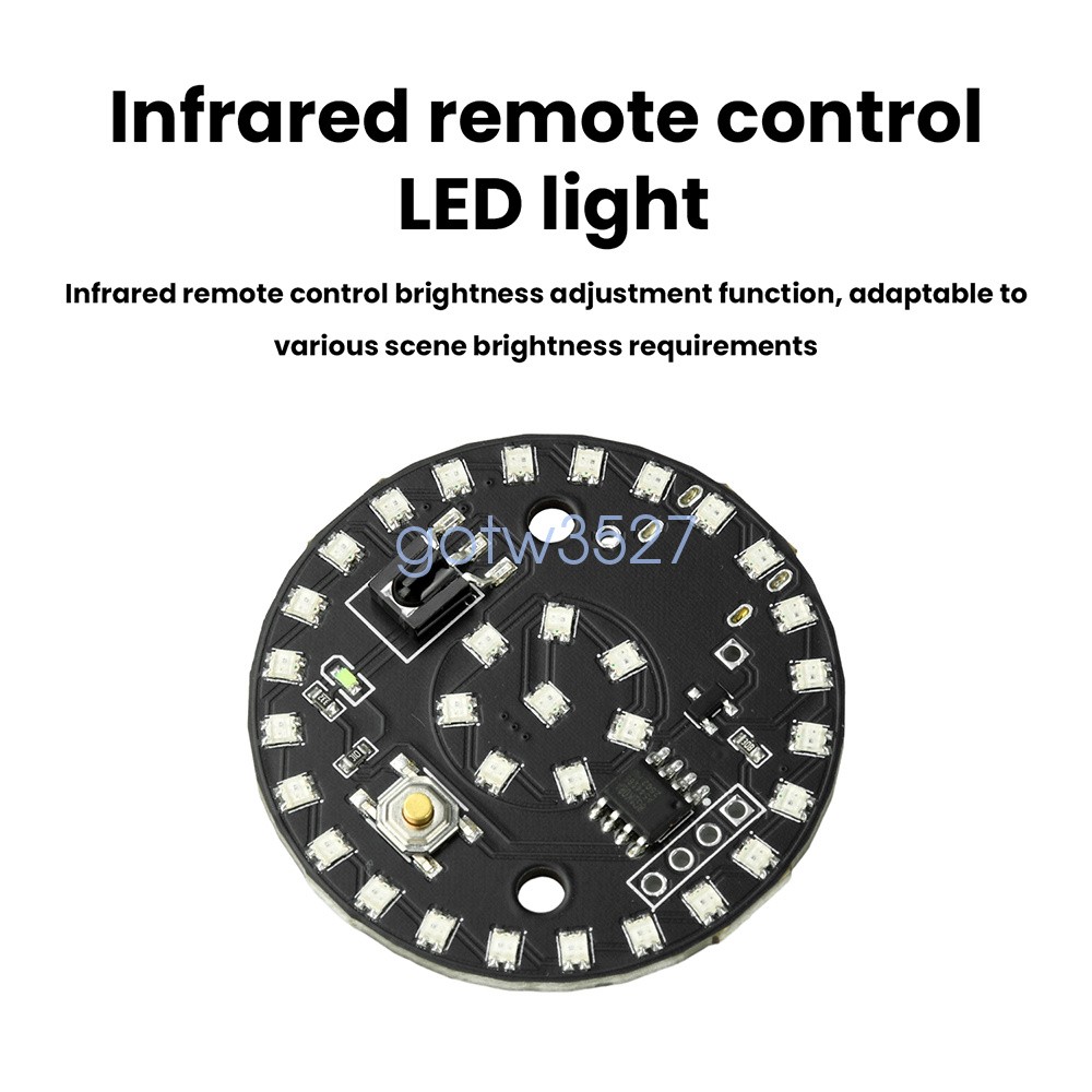 Infrared Remote LED Light 10 Mode DIY Type-C Night Light Infrared Module Light