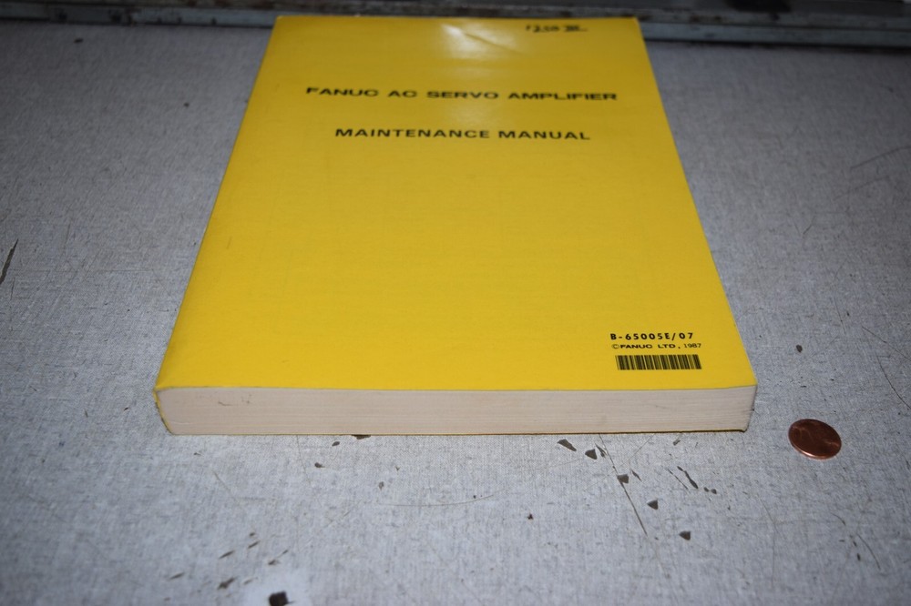 Fanuc AC Servo Amplifier Maintenance Manual B-65005E/07