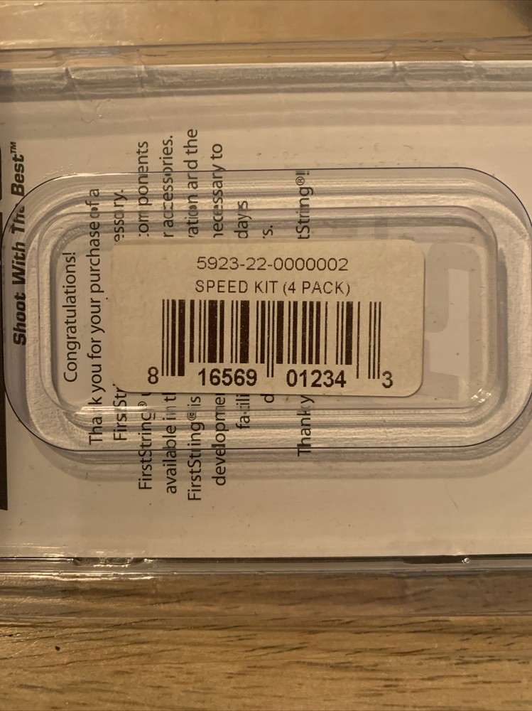 First String Speed Kit 4 pk. Model: 5923-22-2