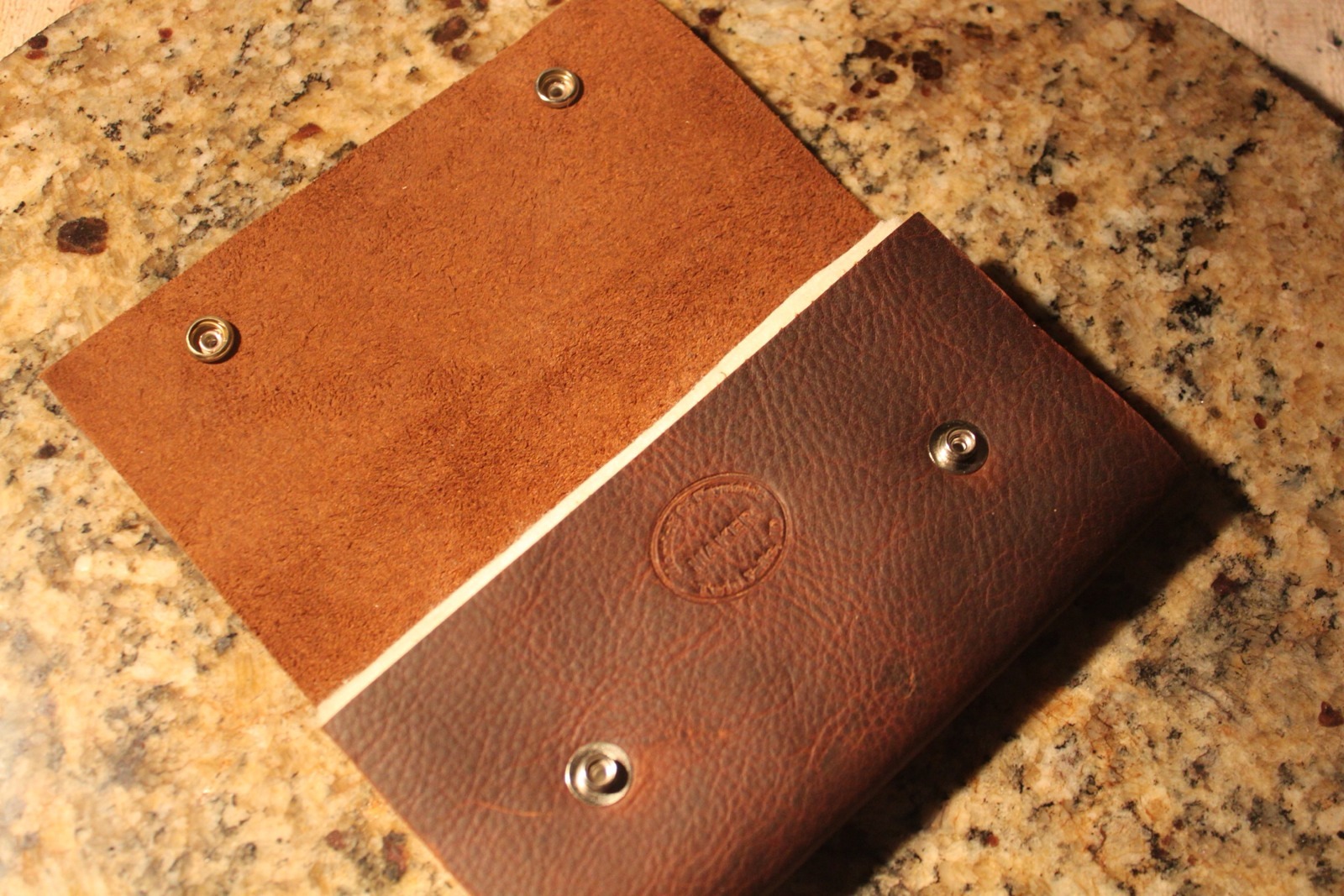 Leather Fly Wallet - Fly Book, Custom made in the USA
