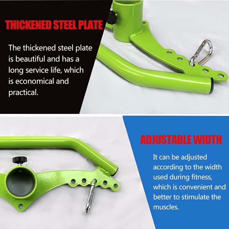 Adjustable Lat Pull Down Bar Cable Machine Landmine Barbell Attachments for Gym