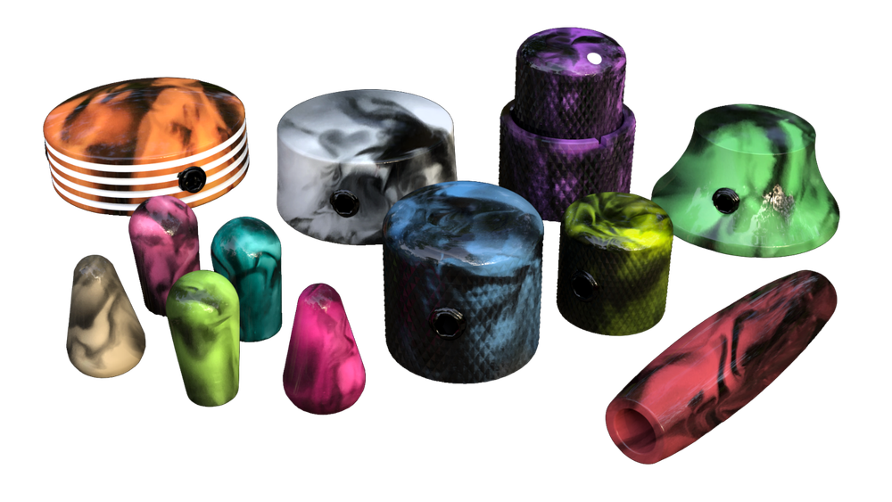Xentric Guitars - AURORA Series Resin Guitar Knobs & Switch Caps