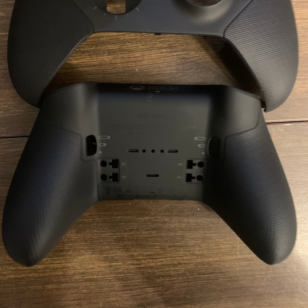 Microsoft Xbox Elite Series 2 Black Controller New Front Faceplate & Back Shell