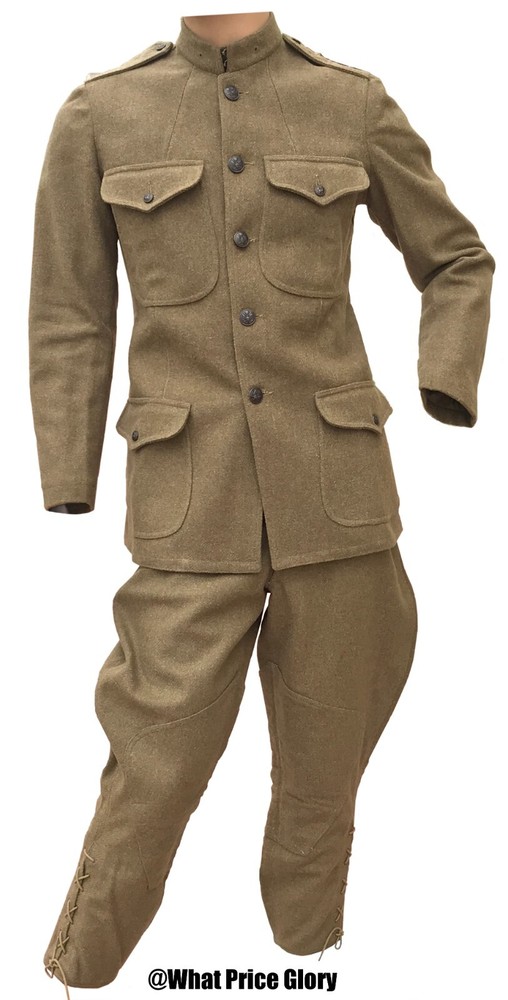 US WWI  M1917 Pattern Wool Service Coat (Tunic) Size 42