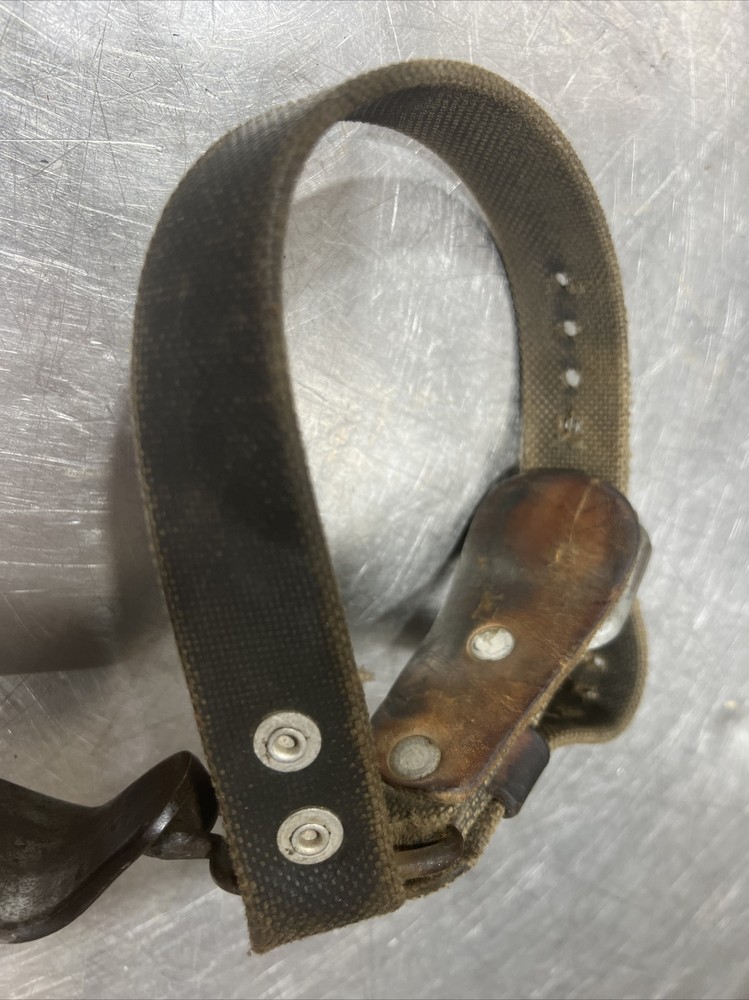 Vintage Bashlin Climbing Spike. Used Surplus. Missing Parts