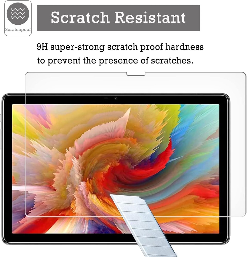 2X Tempered Glass Screen Protector For Doogee T10 Plus Android Tablet 2023 10.5"