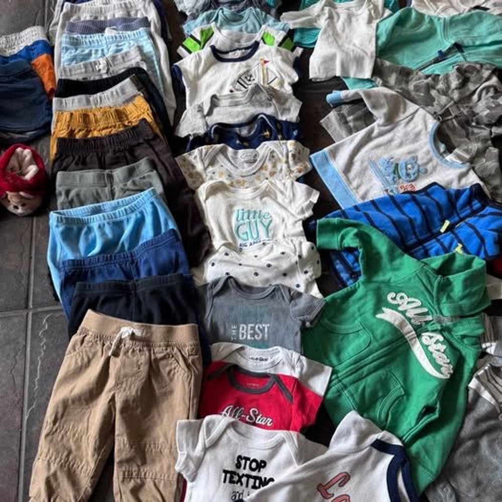 Newborn / 0-3 months boy 55+ piece bundle