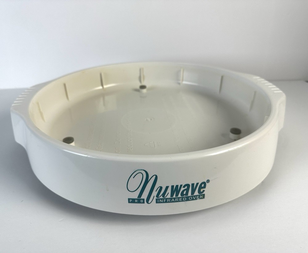 NuWave Pro Plus Oven Replacement Part Bottom Base White Pan Only