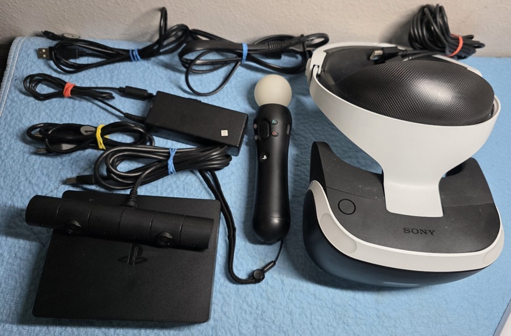 Sony PlayStation VR Headset Starter Pack - CUH-ZVR2 Version 2 Cam/Head/Proccess