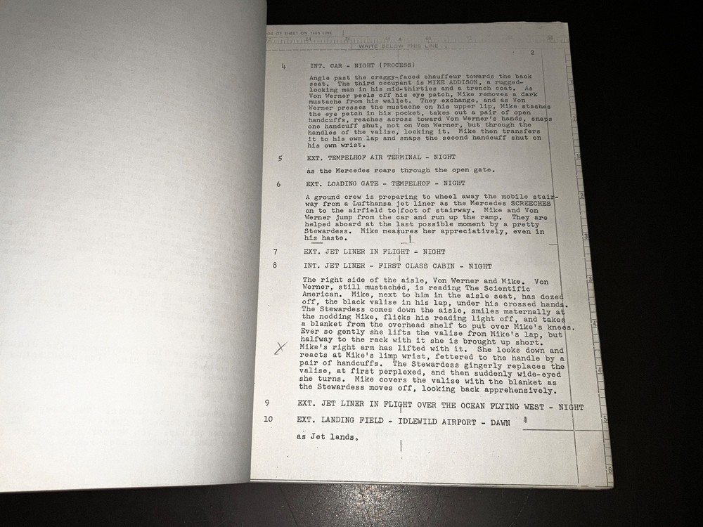 Rare SMASHMASTER (1964) Legendary Unmade Comedy - 2 Orig. Scripts + Notes + COA!