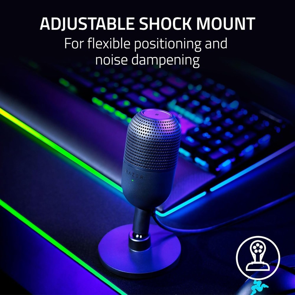 Razor Siren V3 Mini Ultra Compact USB Microphone OPEN BOX
